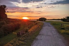 Sonnenuntergang am Rhein